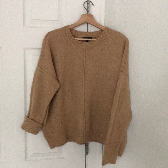 camel colored sweater